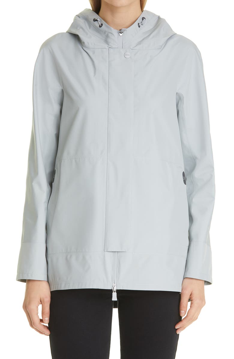 Herno Laminar Two-Ply Gore-Tex<sup>®</sup> PacLite<sup>®</sup> Waterproof Hooded High/Low Coat, Main, color, 