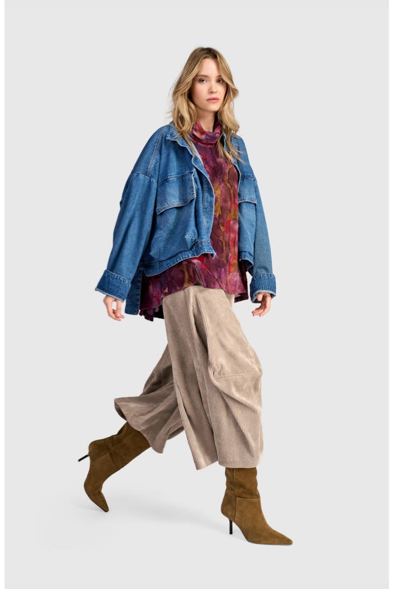 Cord Harem Pockets Pants, Alternate, color, Sand