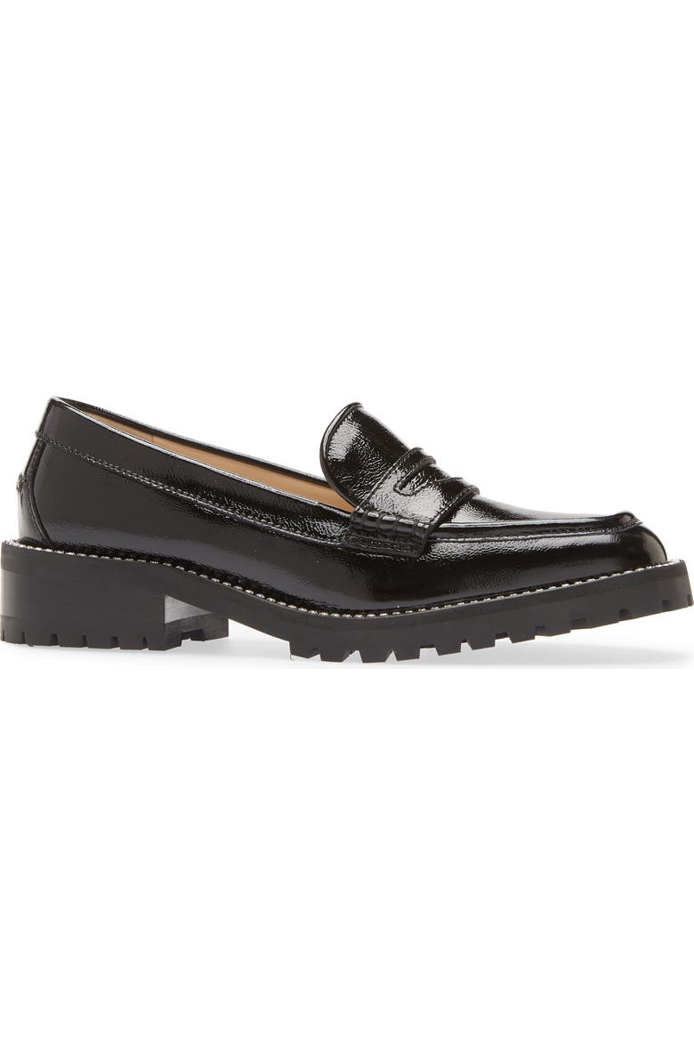 Jimmy Choo Deanna Naplack Loafer, Alternate, color, Black