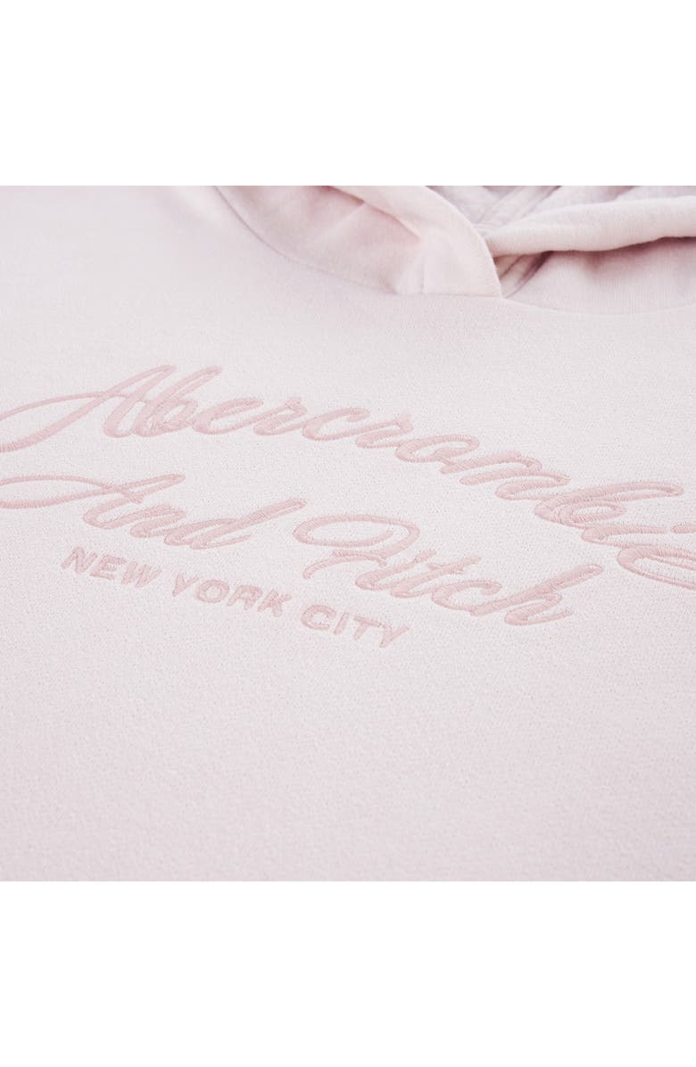 abercrombie kids Kids' Logo Cotton Blend Hoodie, Alternate, color, Mauve Chalk