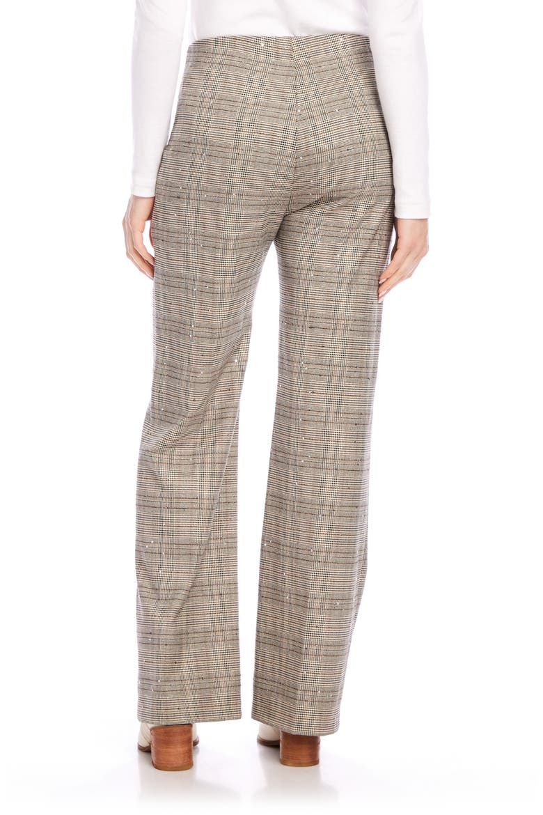 Sequin Plaid Straight Leg Pants, Alternate, color, PLAID