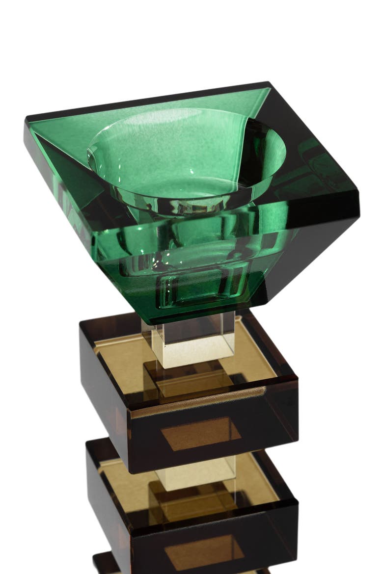 Kassiny Candle holder, Alternate, color, Green