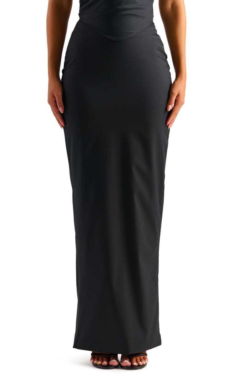 Naked Wardrobe Far From Casual Maxi Skirt, Alternate, color, 