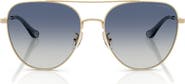 COACH 56mm Gradient Pilot Sunglasses