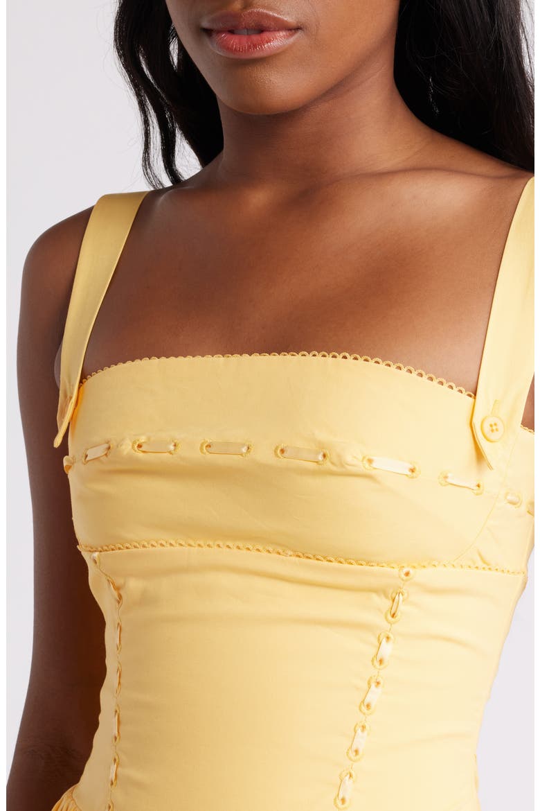 Vivien Midi Sundress, Alternate, color, FLAX