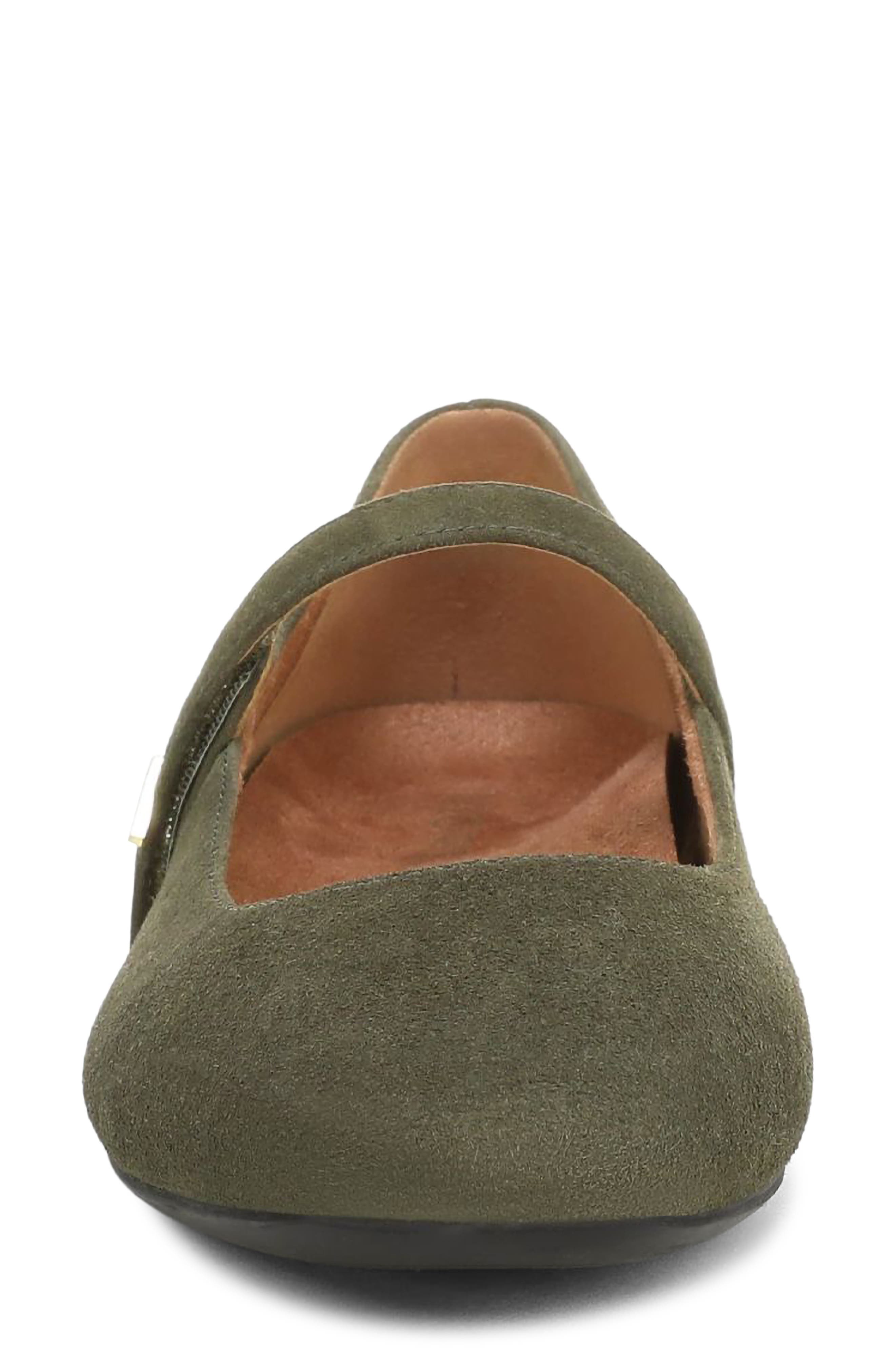 Alameda Mary Jane Flat, Alternate, color, DARK OLIVE