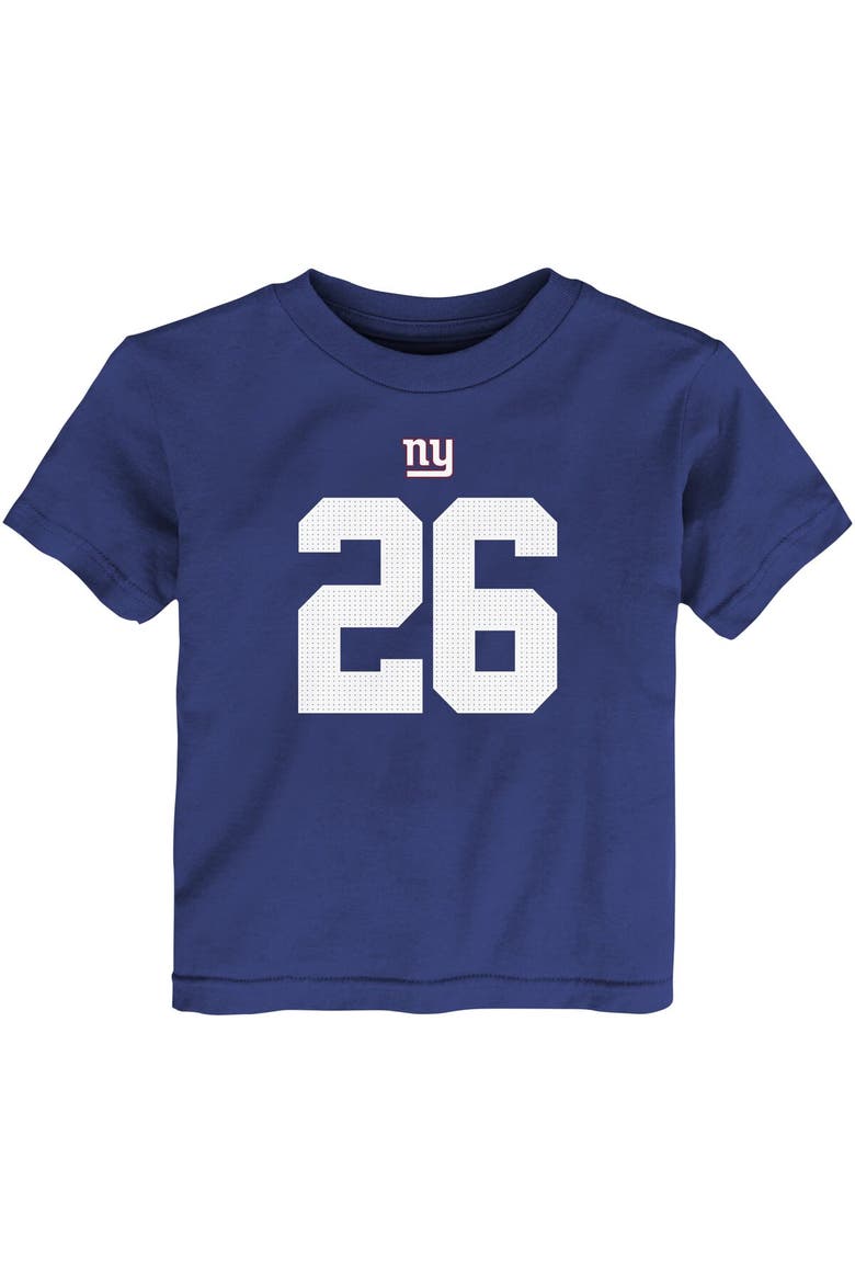 Toddler Nike Saquon Barkley Royal New York Giants Player Name & Number T-Shirt, Alternate, color, Royal