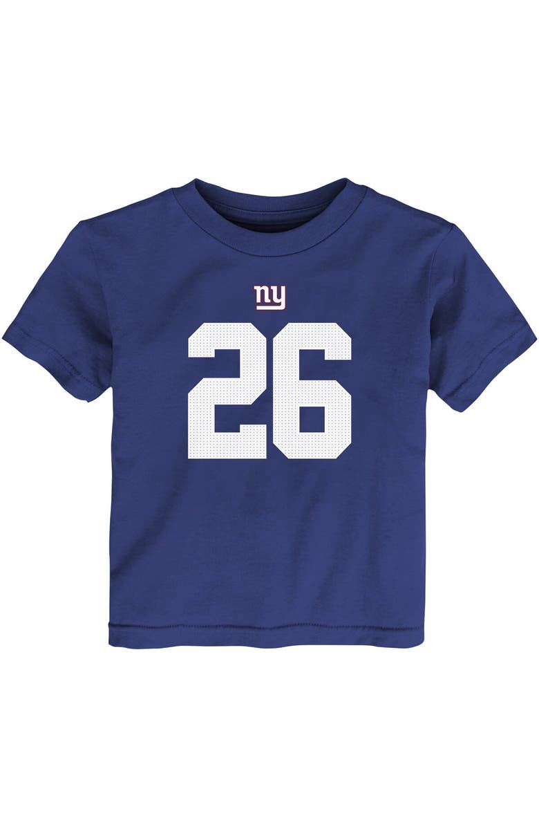 Nike Toddler Nike Saquon Barkley Royal New York Giants Player Name & Number T-Shirt, Alternate, color, 