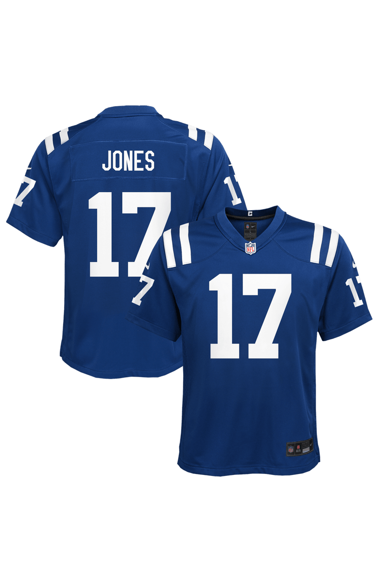 Nike Youth Nike Daniel Jones Royal Indianapolis Colts Alternate 2 Game Jersey, Alternate, color, Royal