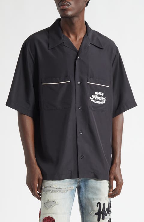 Club Amiri Embroidered Camp Shirt