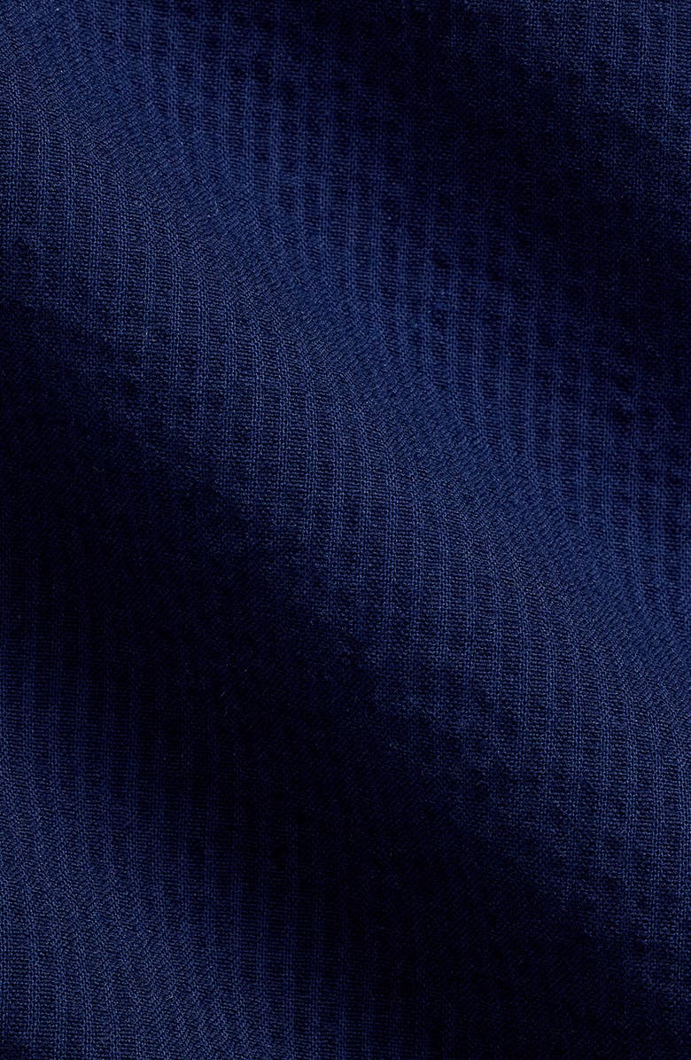 Polo Ralph Lauren Solid Short Sleeve Cotton Seersucker Button-Down Shirt, Alternate, color, 