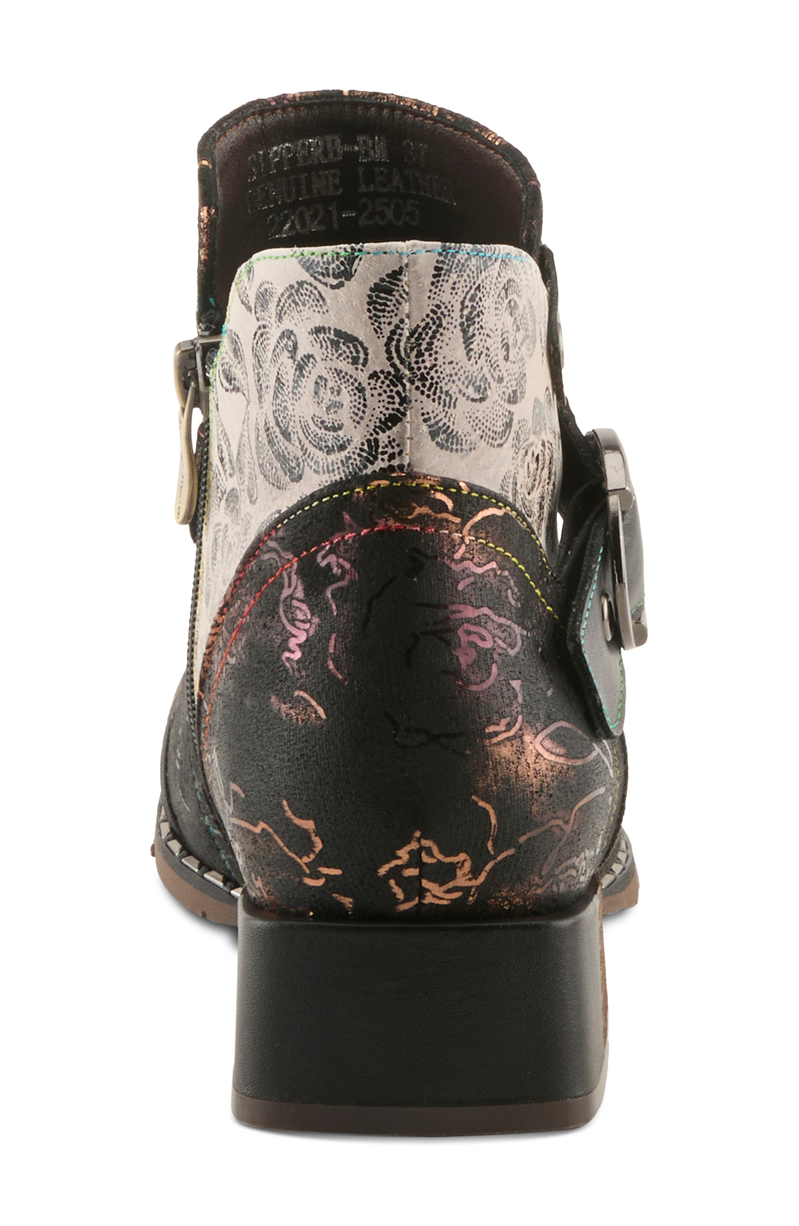 L'Artiste by Spring Step Sipperb Bootie, Alternate, color, Black Multi