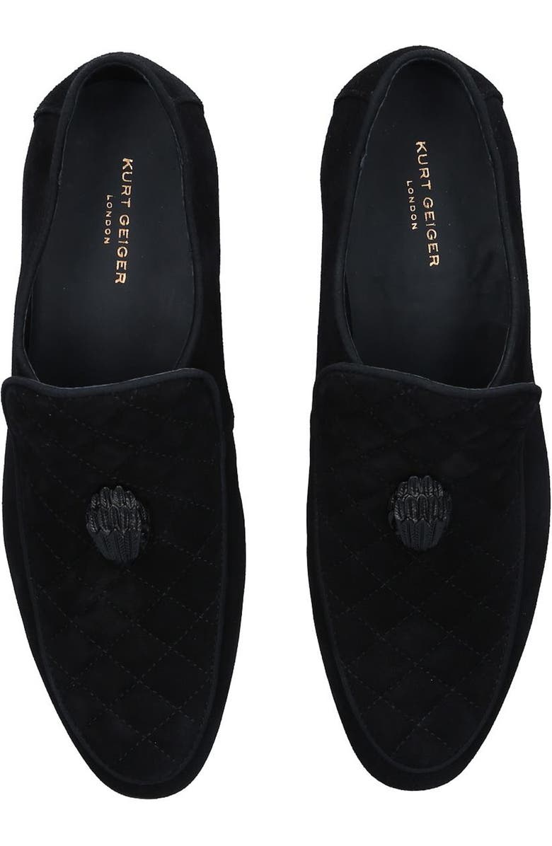 Kurt Geiger London Hugh Eagle Drench Smoking Slipper, Alternate, color,