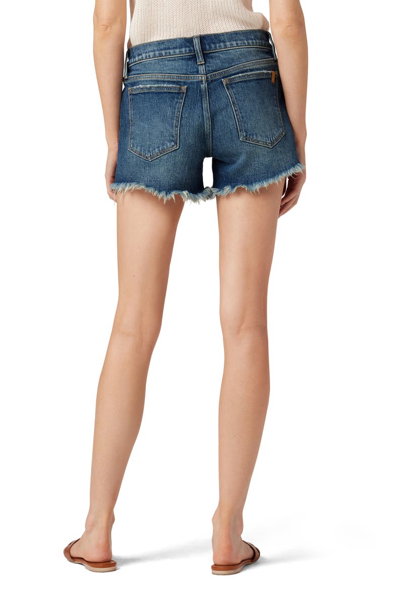 The Ozzie Fray Hem Cutoff Denim Shorts, Alternate, color, YOU WISH