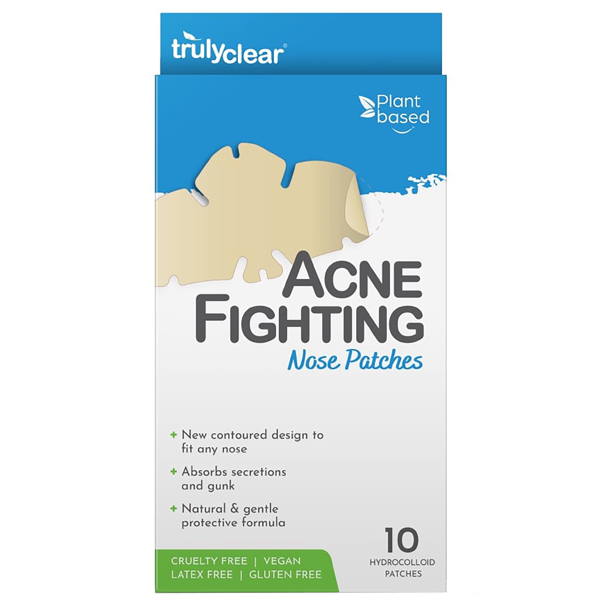 TRULY CLEAR Acne Nose Patches, 10 Count in Multicolored 