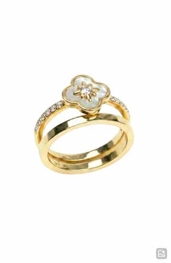 Mother of Pearl Inlay Ring Set