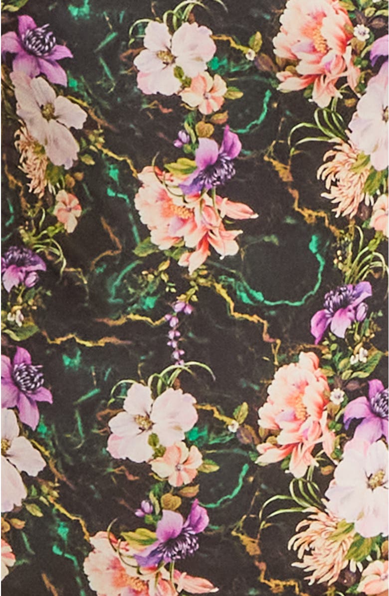 Aqua Blu Dipped Front Briella Bandeau, Alternate, color, Black