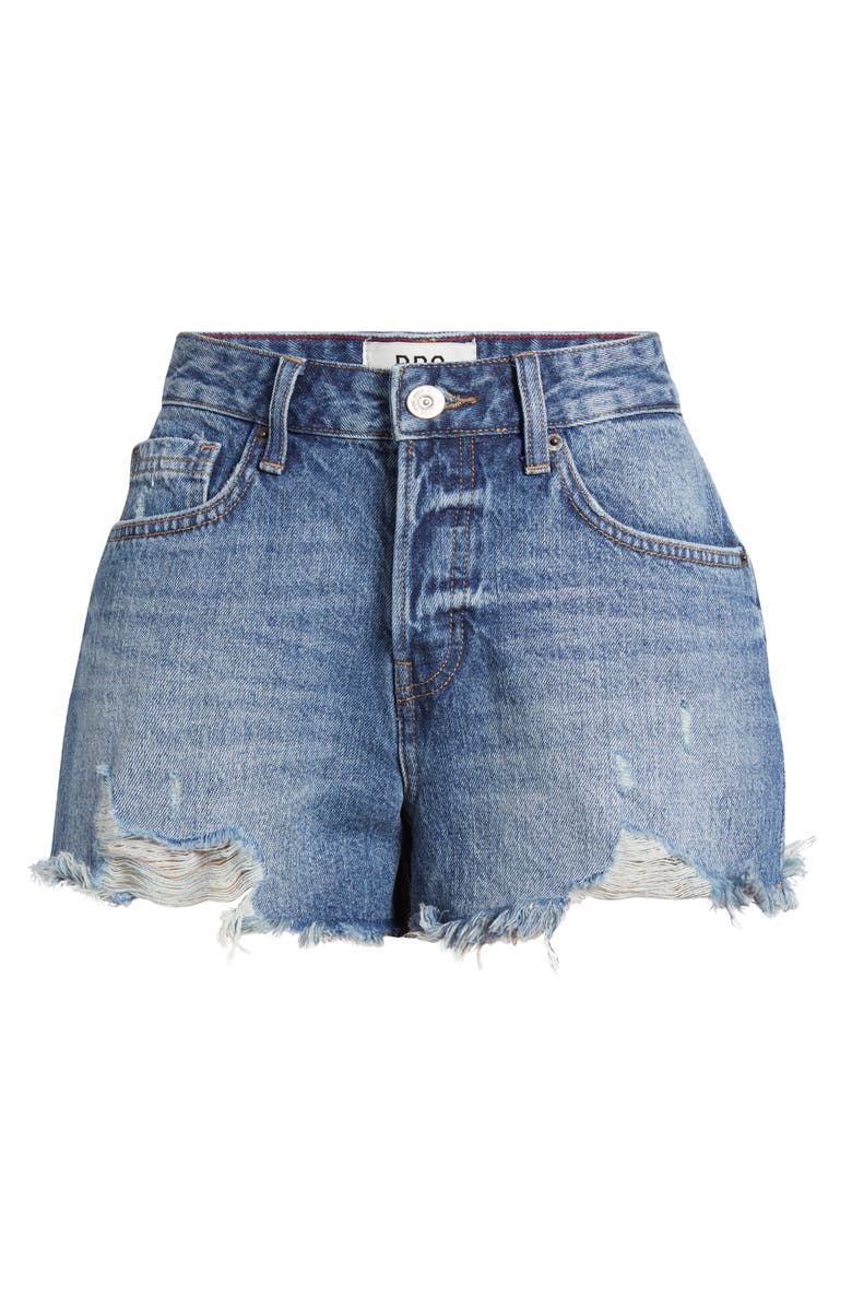 BDG Urban Outfitters Calli Cutoff Denim Shorts, Alternate, color, Blue Wash