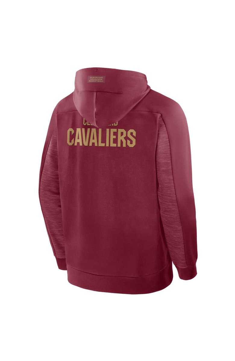 FANATICS Men's Fanatics Wine Cleveland Cavaliers Back Door Cut Play Defender Full-Zip Hoodie, Alternate, color, Wine