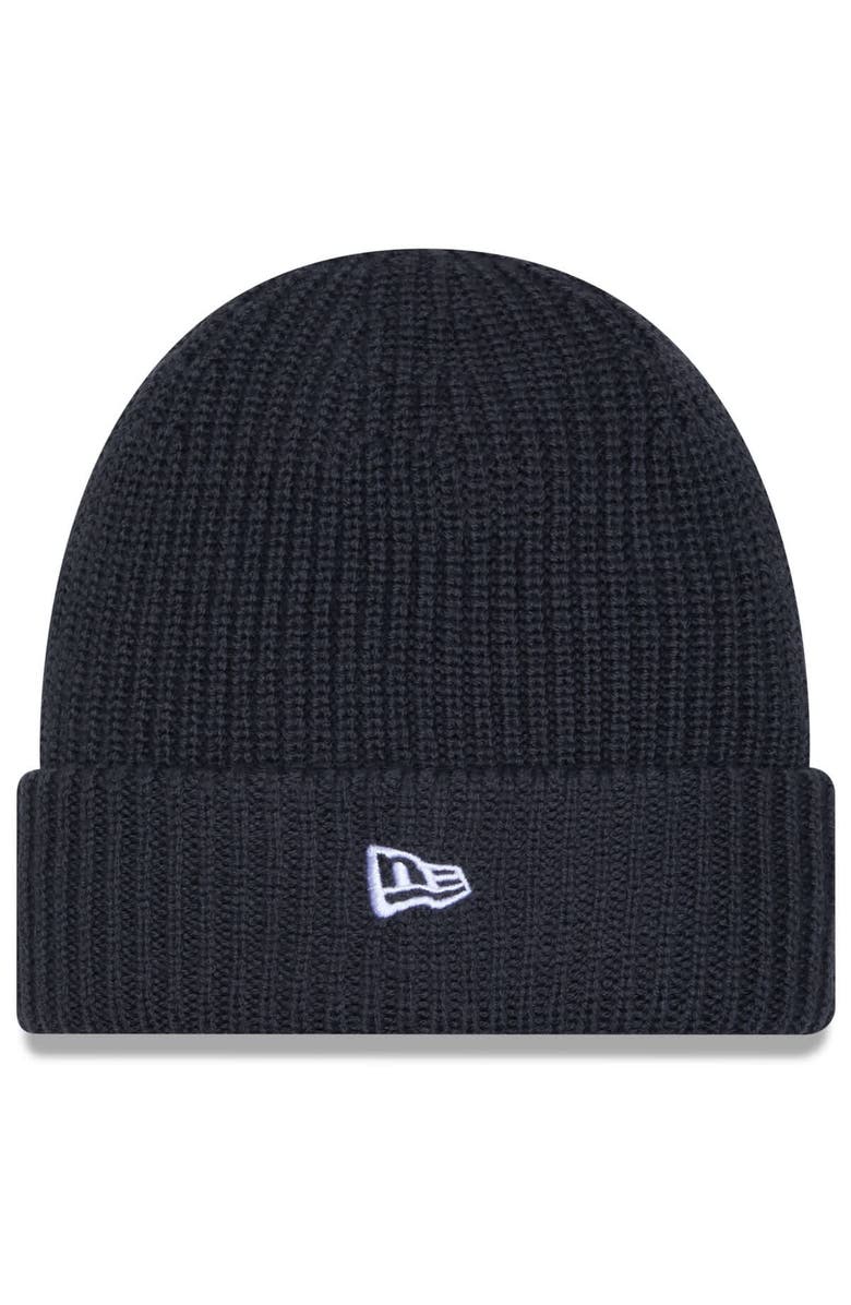 New Era Men's New Era Charcoal Los Angeles Chargers 2025 Sideline Cold Weather Cuffed Knit Hat, Alternate, color, Charcoal