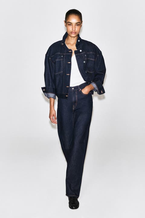 Chord Straight-Leg Jeans