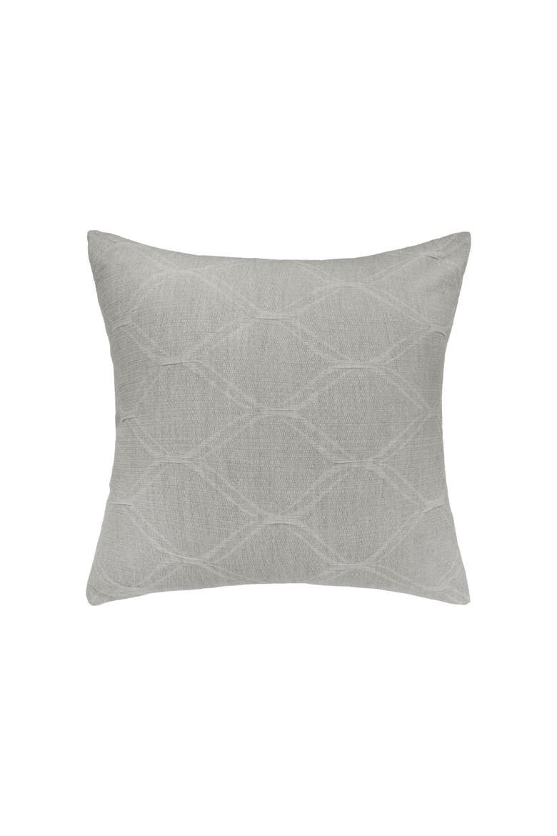 Elaine Stone Cotton Euro Pillow Sham, Main, color, Grey