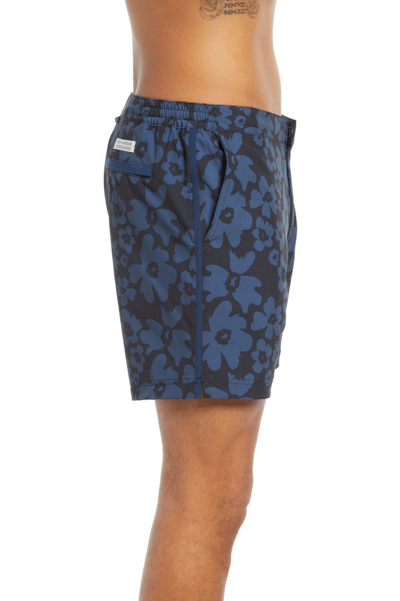 The Sextant Swim Trunks, Alternate, color, NAVY FLORAL