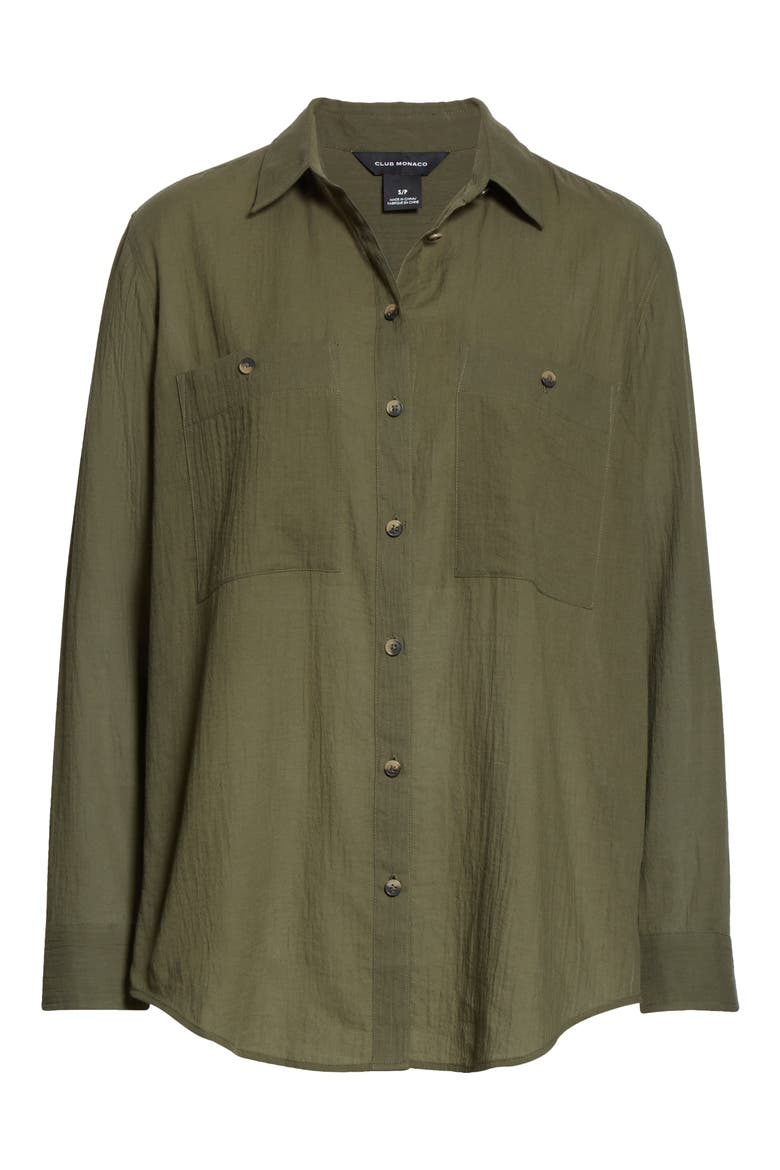 Marnee Shirt, Alternate, color, DARK OLIVE