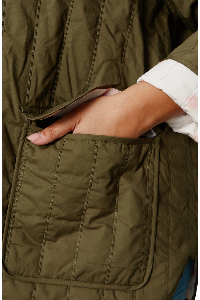 Reversible Quilted Jacket, Alternate, color, KALAMATA GREEN