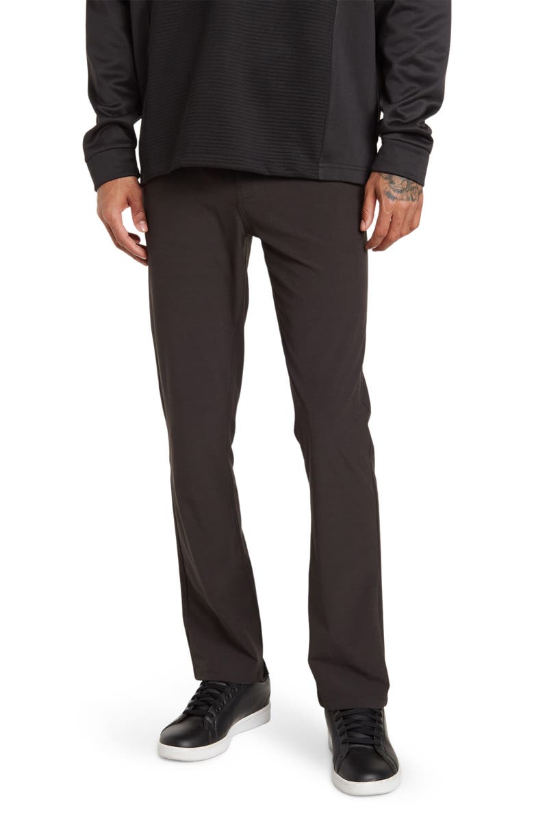 Callaway Golf<sup>®</sup> Callaway Golf 5-Pocket Texture Straight Leg Pants, Main, color, 
