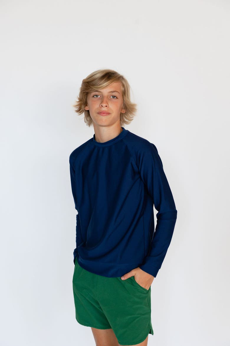 Boys Pullover Sweatshirt, Alternate, color, Navy