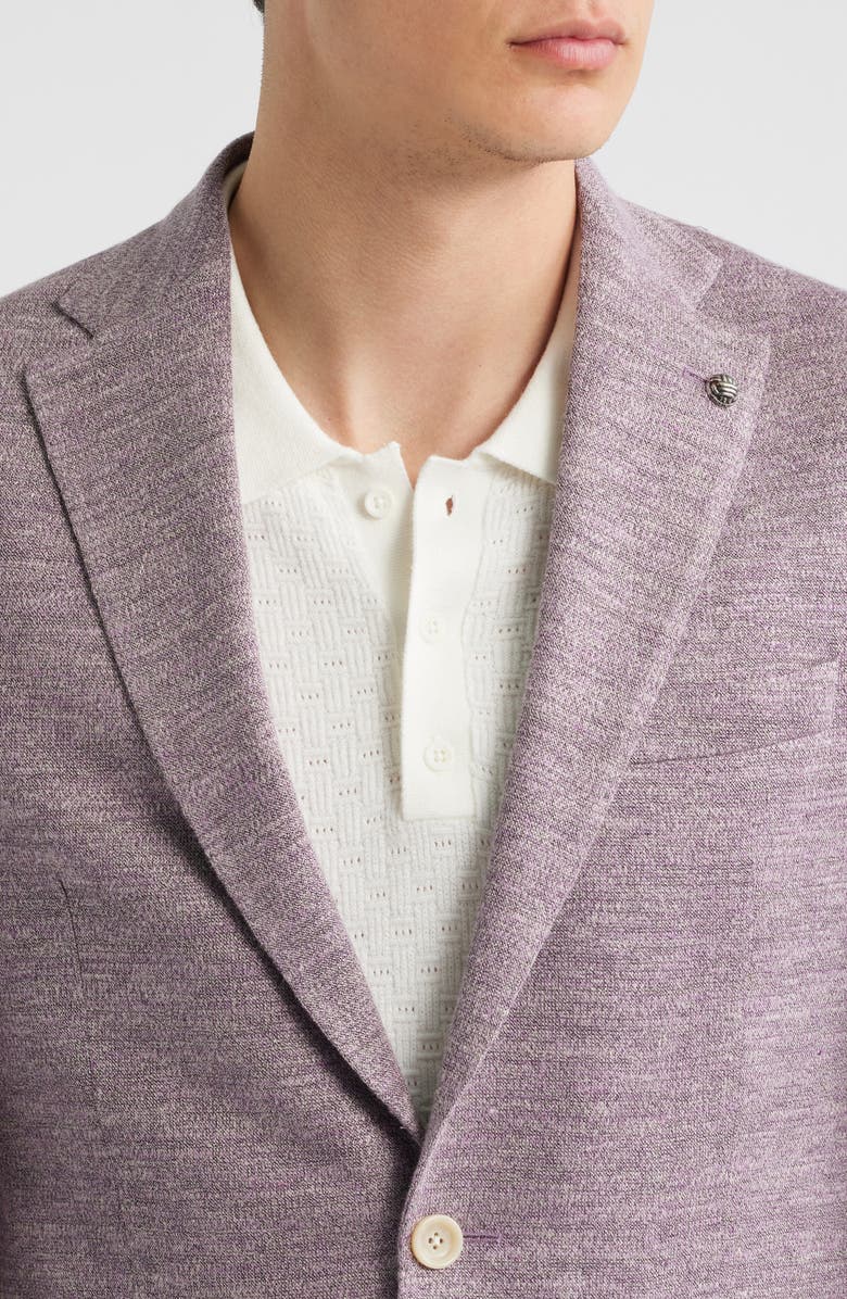 Jack Victor Hampton Lavendar Solid Sport Coat, Alternate, color, Lavender