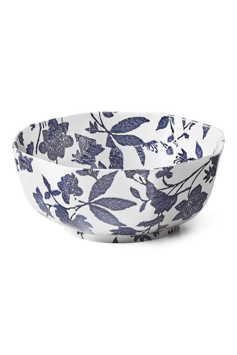 x Burleigh Garden Vine Octagonal Bowl, Main, color, INDIGO