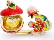 Bill Skinner Studio Apple Blossom & Mouse Ring