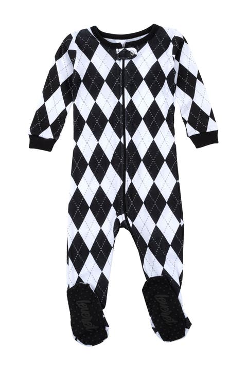 Footed Cotton Pajamas Matching Family Coordinated Holiday Prints
