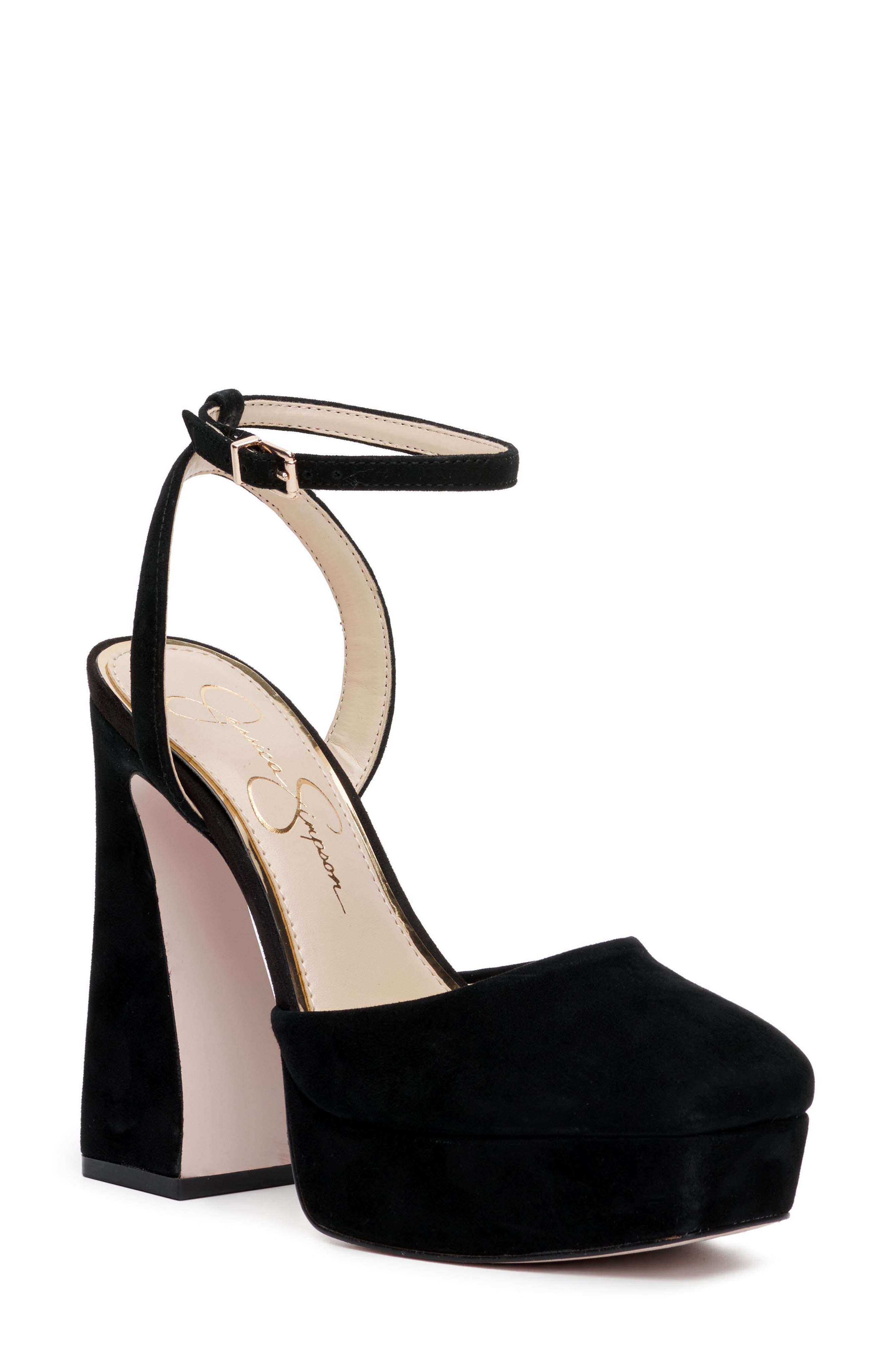 Jessica Simpson Deirae Ankle Strap Platform Pump, Main, color, 