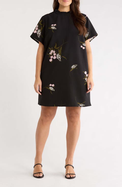 Rickie Floral Print Shift Minidress