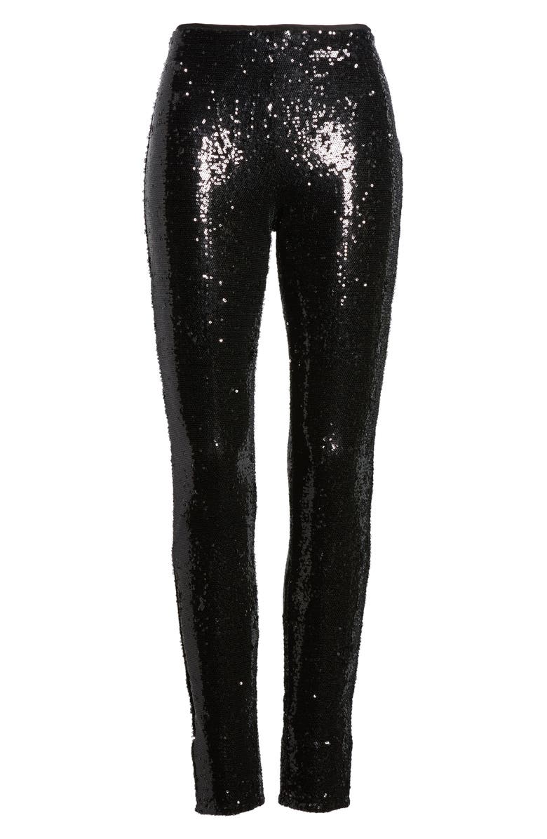 Trouvé Sequin Leggings, Alternate, color,