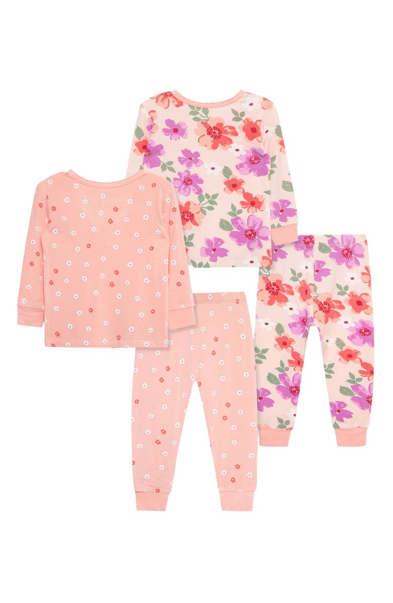 Little Me Assorted 2-Pack Floral Two-Piece Pajamas, Alternate, color, 
