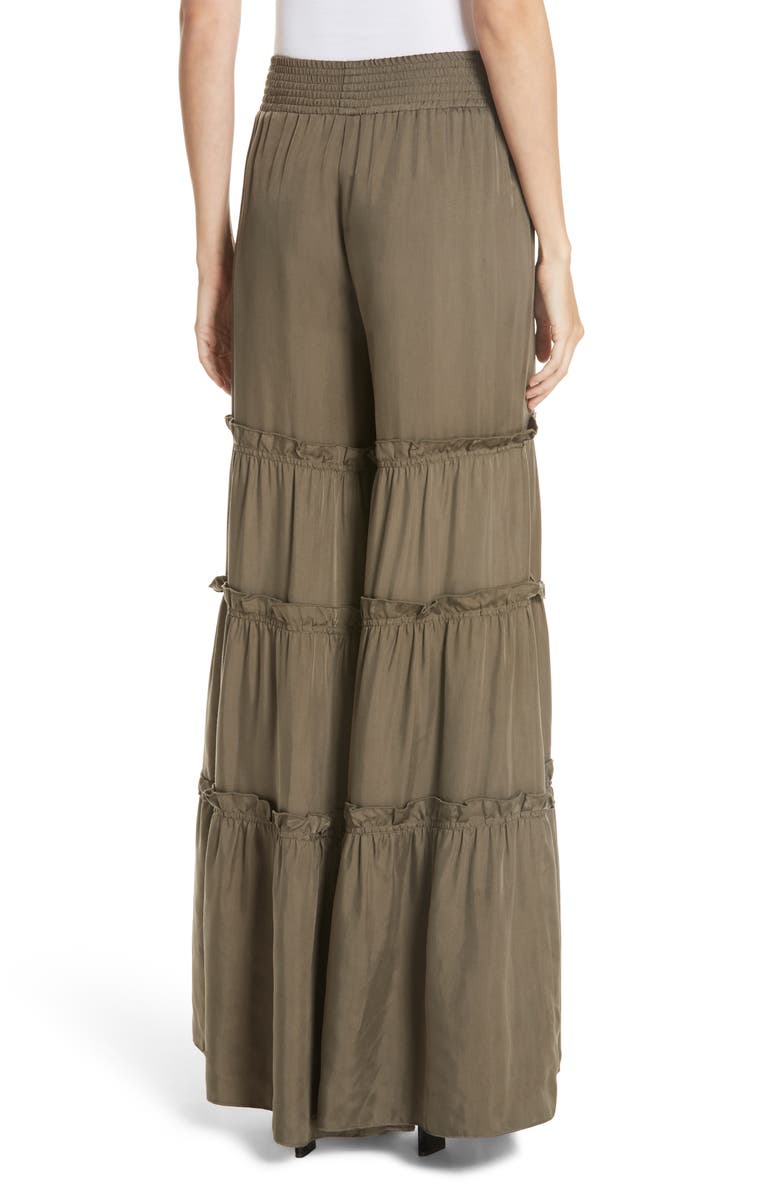 Cinq à Sept Avery Ruffle Tier Pants, Alternate, color,
