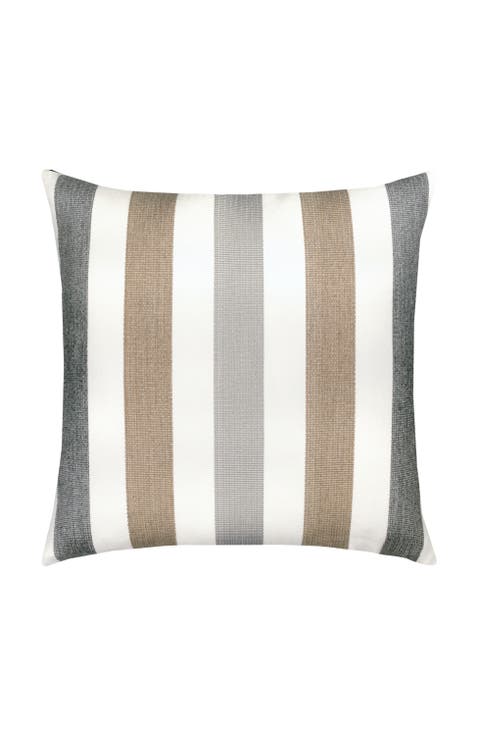 Dune Stripe Indoor & Outdoor Woven Accent Pillow