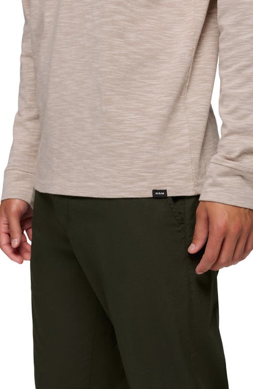 Prana Ronnie Ii Long Sleeve T-shirt In Brown