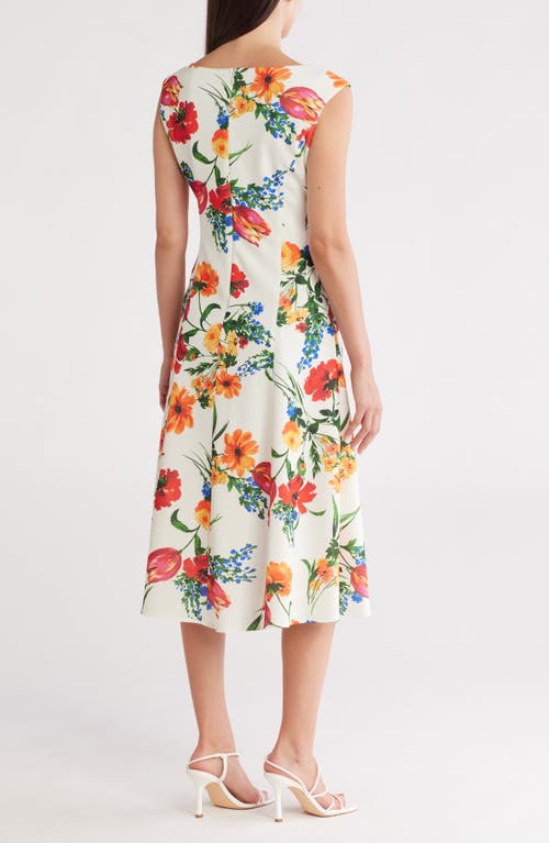 Donna Ricco Sleeveless Scuba Crepe Cocktail Dress