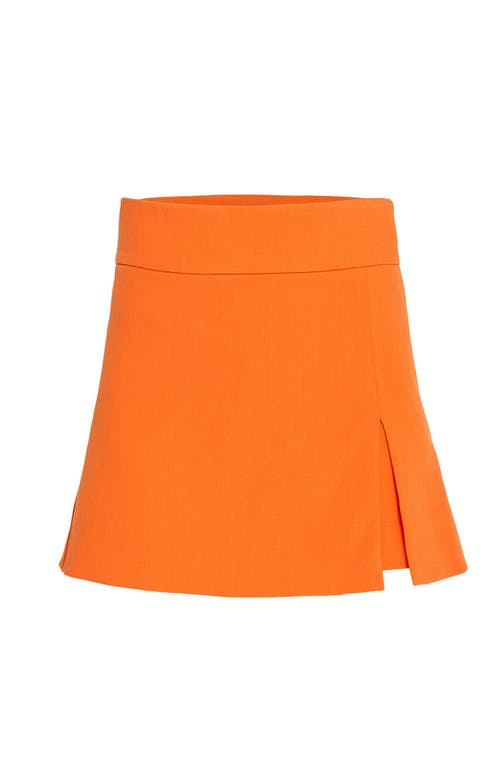 As By Df Calabria Twill Mini Skort In Blood Orange