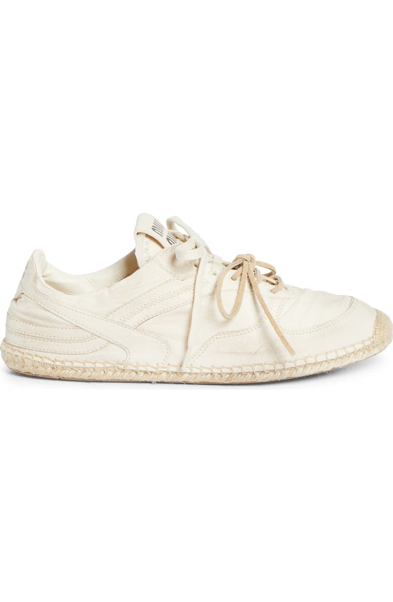 Miu Miu Espadrille Sneaker, Alternate, color, Ecru