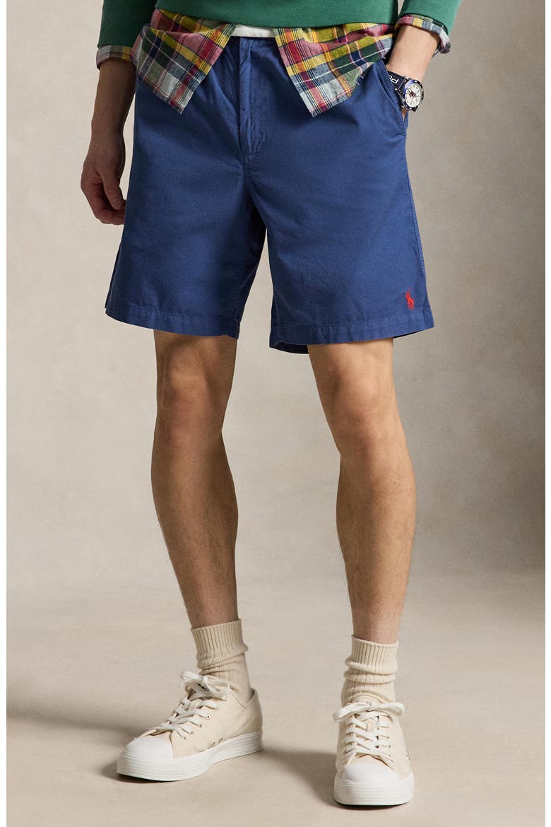 Prepster Cotton Twill Chino Shorts, Alternate, color, NIGHT NAVY