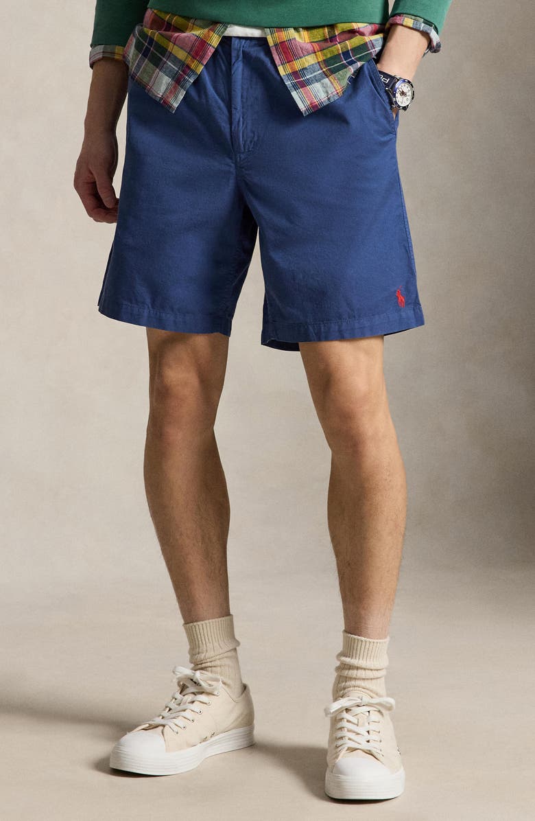 Polo Ralph Lauren Prepster Cotton Twill Shorts, Alternate, color, Night Navy