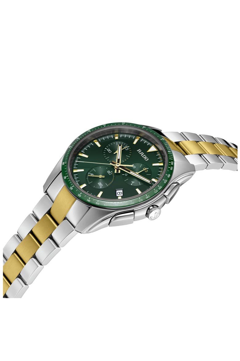 HyperChrome Chronograph Bracelet Watch, 44.9mm, Alternate, color, GREEN
