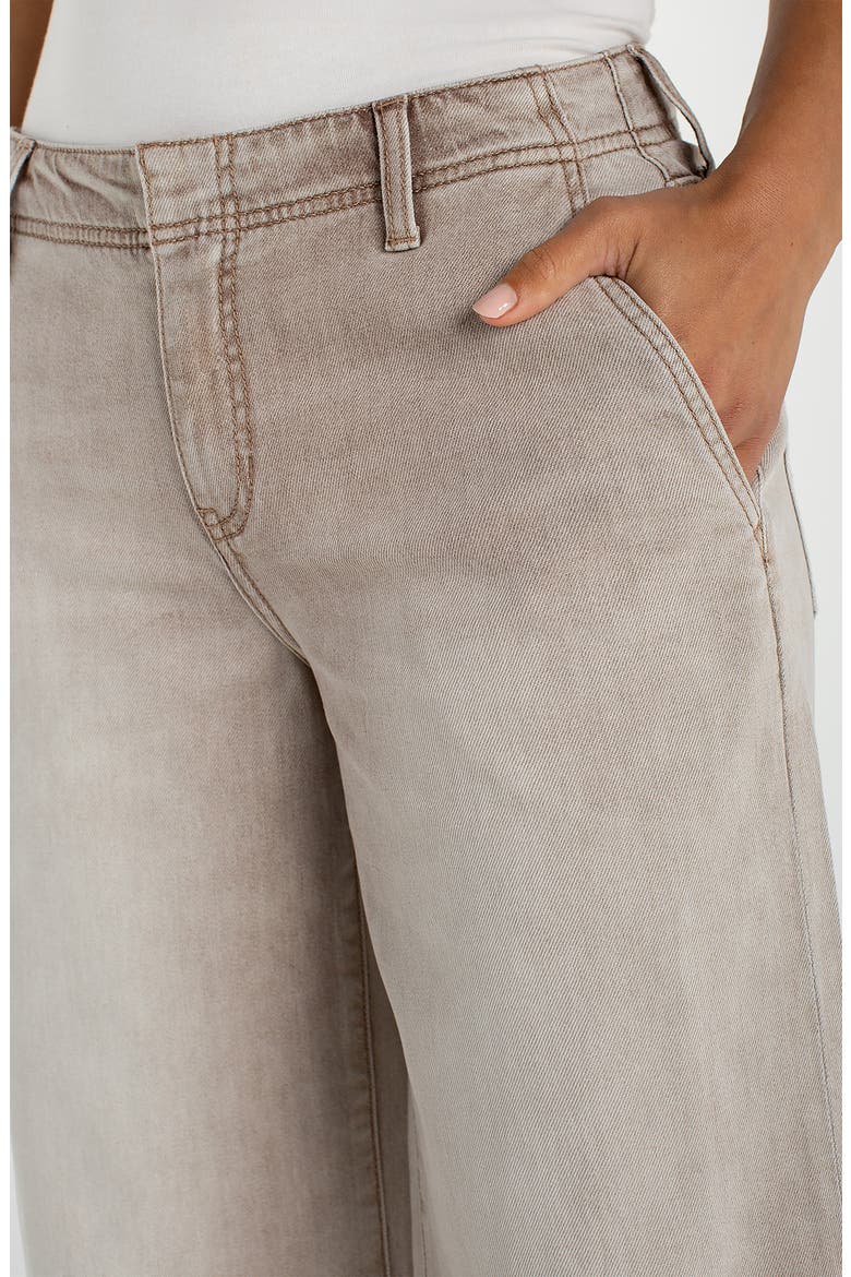 Crop Wide Leg Jeans, Alternate, color, ANTIQUE KHAKI