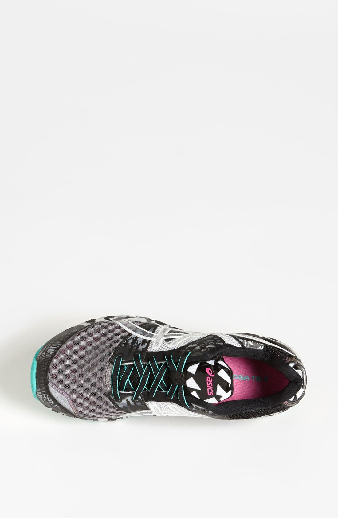 'GEL-Noosa Tri 8' Running Shoe, Alternate, color, STORM/ LIGHTNING/ MINT